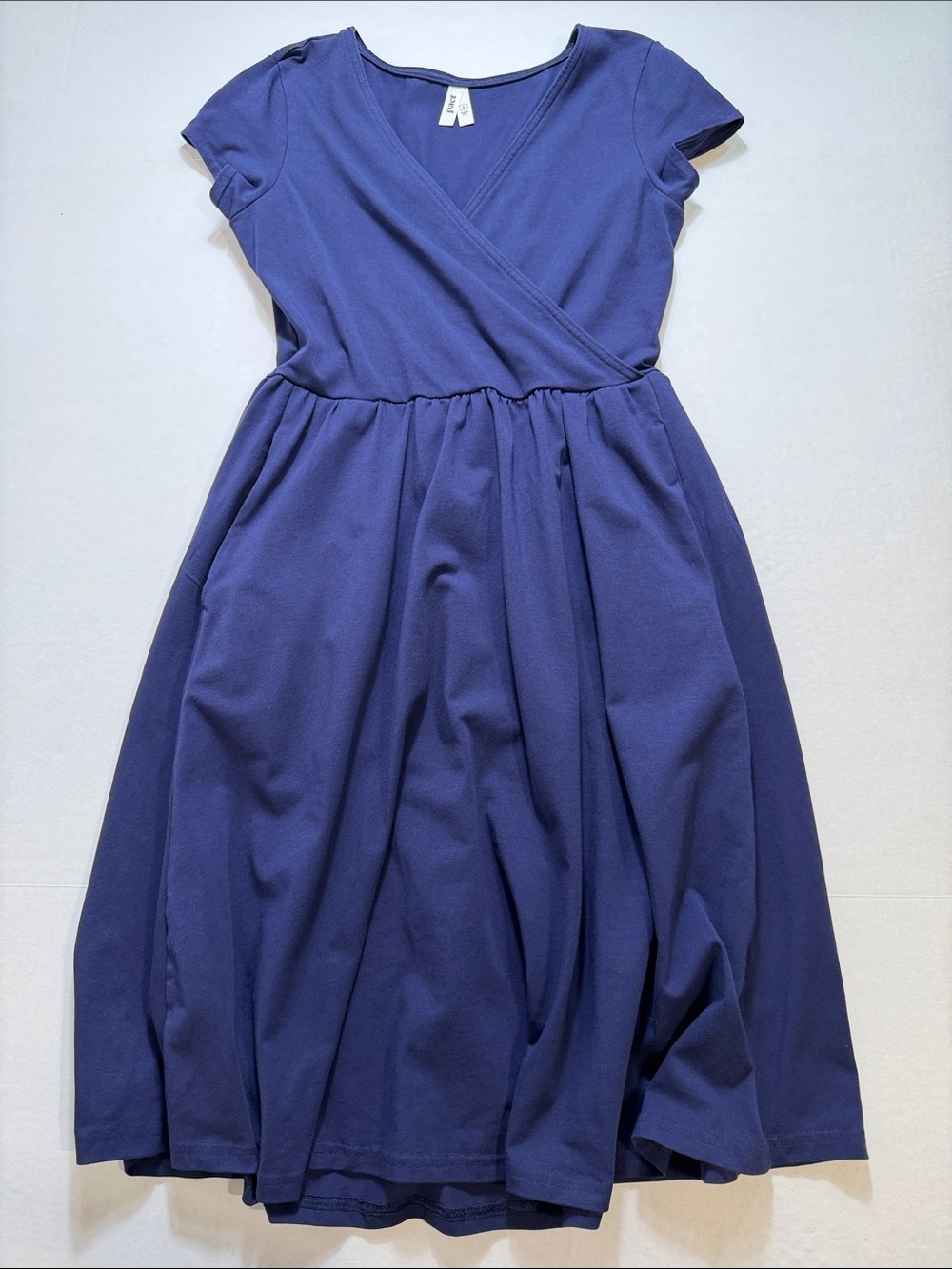 Pact Fit & Flare Crossover Dress